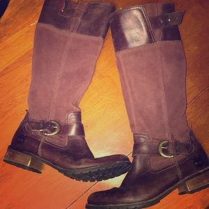 Knee high Timberland boots